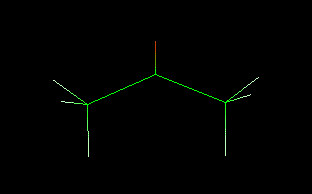 Single acetone molecule