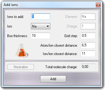Add ions